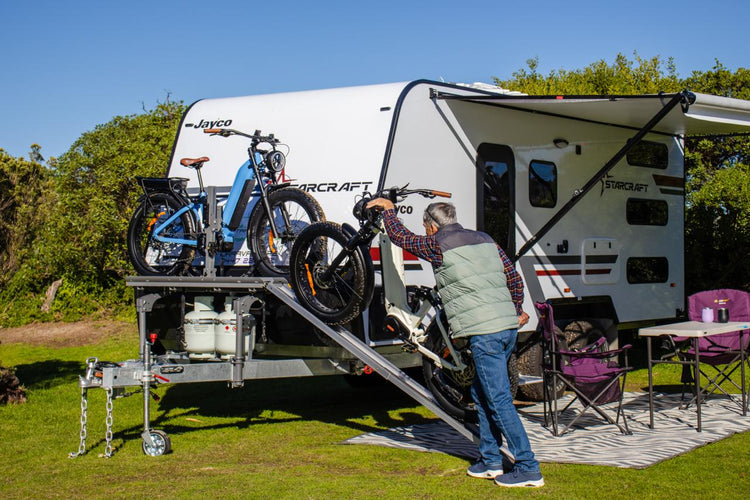 Bike Racks for cars, caravans & motorhomes.