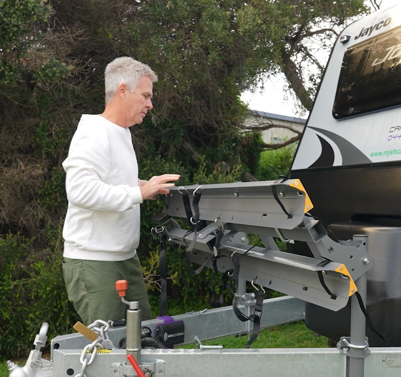 Load image into Gallery viewer, Freedom 2 Bike Caravan Rack - Drawbar Mount
